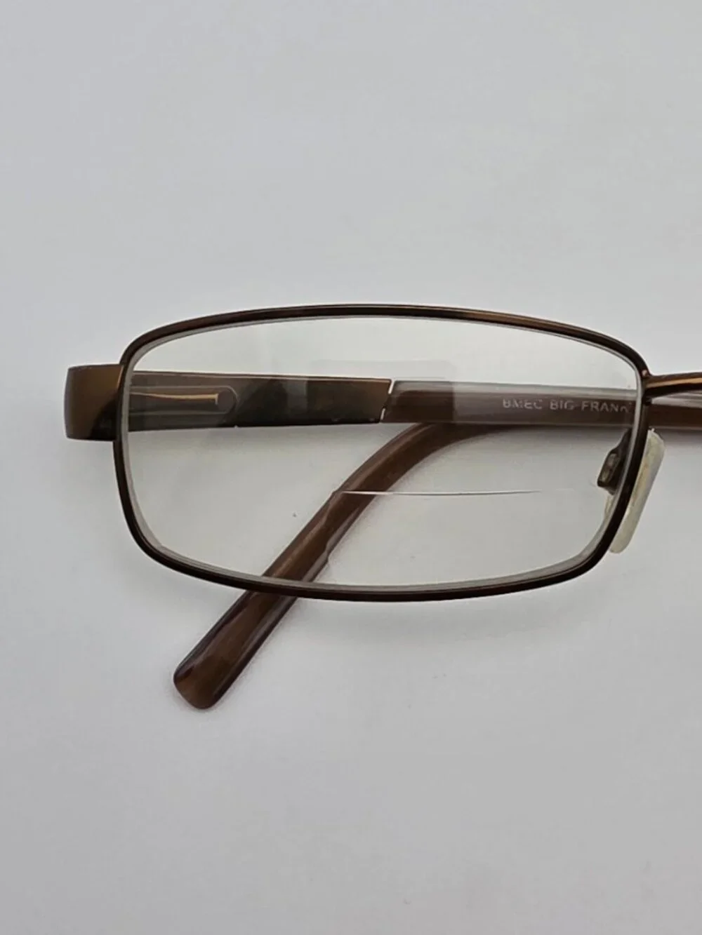 BMEC Big Frank Brown Large Eyeglasses Frame w/ Flexhinge 58-20-150